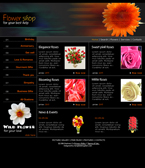 Flowers Website Template SUJY-0001-FL