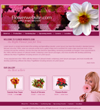 Flowers Website Template SUM-0001-FL