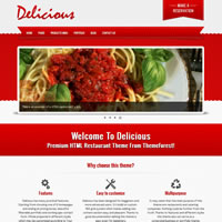Delicious HTML Template