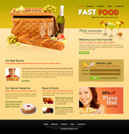 Food & Restaurant Website Template SUJY-0003-FR
