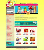 Gifts Website Template DBR-F0001-GIF