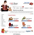 Gifts Website Template SA-0001-GIF