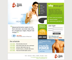 Health and Fitness Website Template KG-F0002-HF