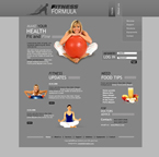 Health and Fitness Website Template TOP-0004-HF