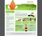 Health and Fitness Website Template SKP-0001-HF