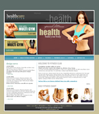 Health and Fitness Website Template SUG-F0001-HF