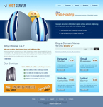 Hosting Website Template Host Server
