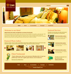 Hotels Website Template Glorious Crown