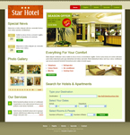 Hotels Website Template Three Star Hotel