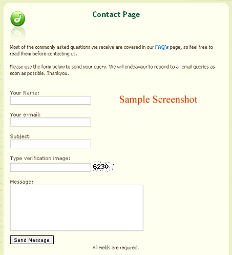 PHP contact form