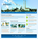 Industrial Website Template Industry Culture