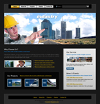 Industrial Website Template SBR-0001-IND