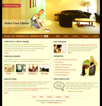 Interior & Furniture Website Template PJW-0001-IF