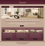 Interior & Furniture Website Template SJY-W0001-IF