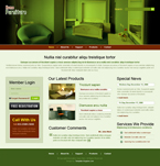 Interior & Furniture Website Template SNJ-0007-IF