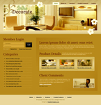 Interior & Furniture Website Template TNS-0015-IF