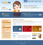 Internet Website Template SNJ-0003-INT