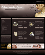 Jewelry Website Template online jewellery store
