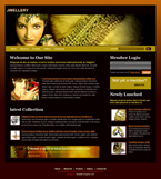 Jewelry Website Template MSM-0001-JEW