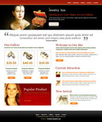 Jewelry Website Template Fashion Jewelry
