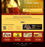 Jewelry Website Template jewelhunt