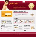 Jewelry Website Template MSM-0001-JEW