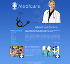 Medical Website Template DBR-F0001-MED