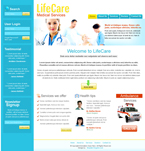 Medical Website Template ALK-W0001-MED