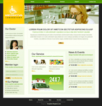 Medical Website Template Medicine Laboratory