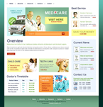 Medical Website Template SNJ-0004-MED