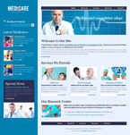 Medical Website Template Nature Care