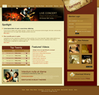 Music Website Template BNB-0001-MUS