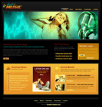 Music Website Template SJY-W0002-MUS
