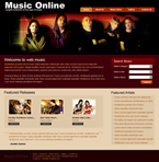 Music Website Template MHS-W0001-MUS