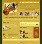 Music Website Template SNJ-0003-MUS
