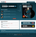 Music Website Template TOP-W0004-MUS