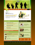Music Website Template DG-0001-MUS
