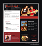 Music Website Template PR-0004-MUS