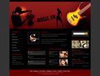 Music Website Template Music Com