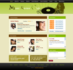 Music Website Template Music Review Club