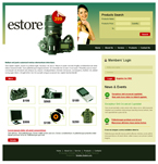 Online Store & Shop Website Template TOP-W0001-ONLS