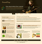 Personal Pages Website Template PJW-0003-PP