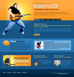 Personal Pages Website Template Reader Peeter