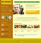 Personal Pages Website Template Photographer's Page