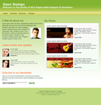 Personal Pages Website Template Zeon Design