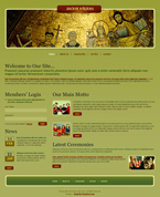 Religious Website Template Ancient Religion