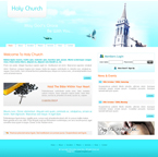 Religious Website Template Holy Church