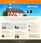 Religious Website Template Holy Place