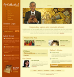 Religious Website Template Cathedral Church