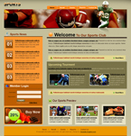 Sport Website Template DBR-F0001-S